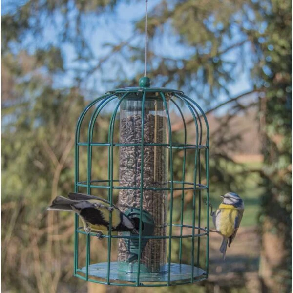 ESSCHERT DESIGN Zadenvoedersilo Kleine Vogels - Groen - Afbeelding 3