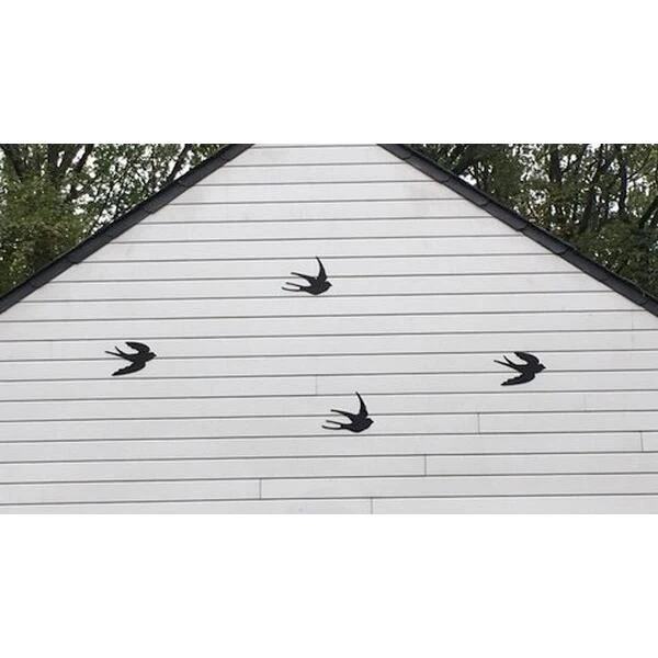 ESSCHERT DESIGN Muurdecoratie Zwaluwen - Set Van 2 Stuks - Afbeelding 6